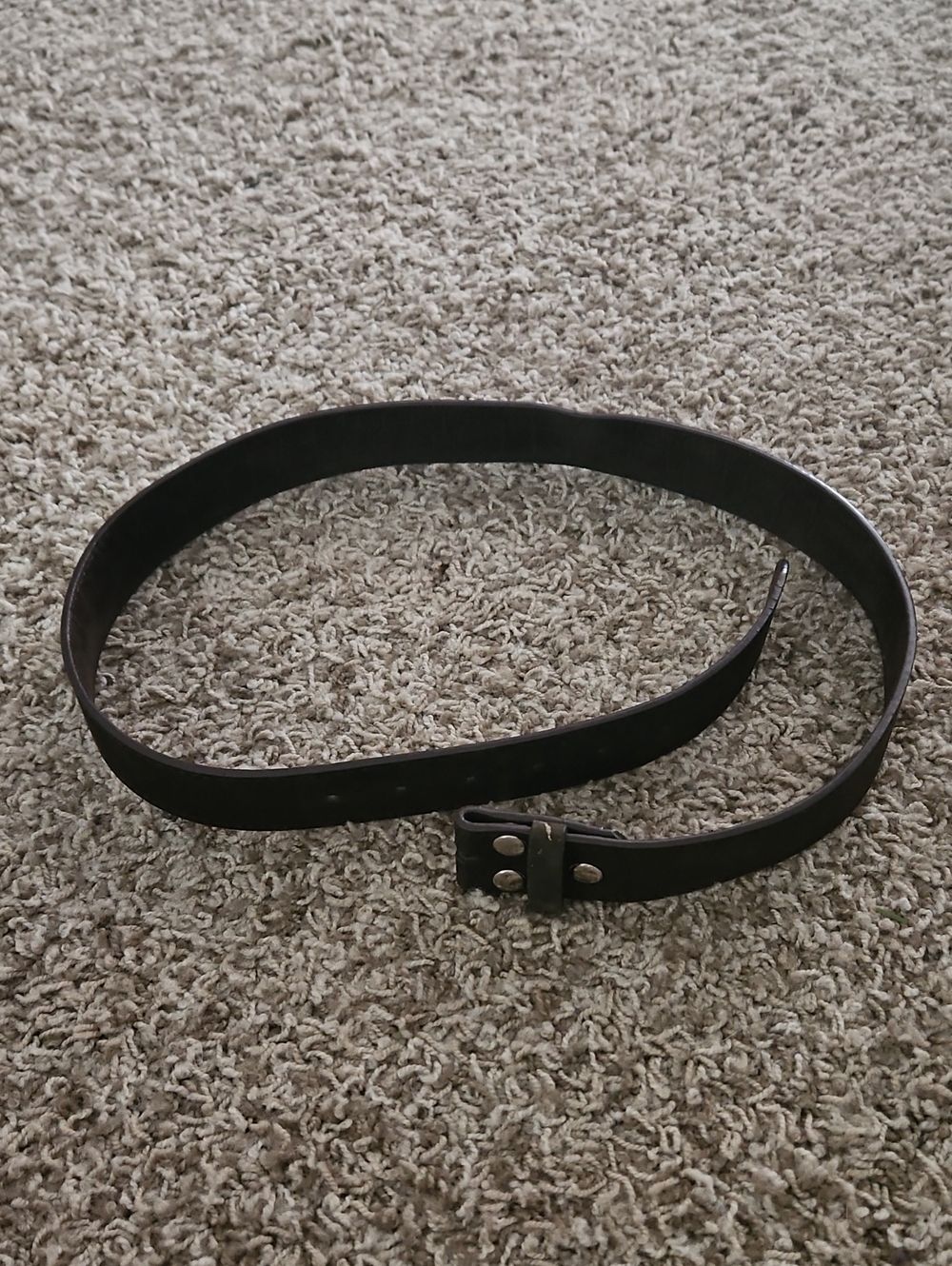Women's Dark Brown Suede Covered Belt